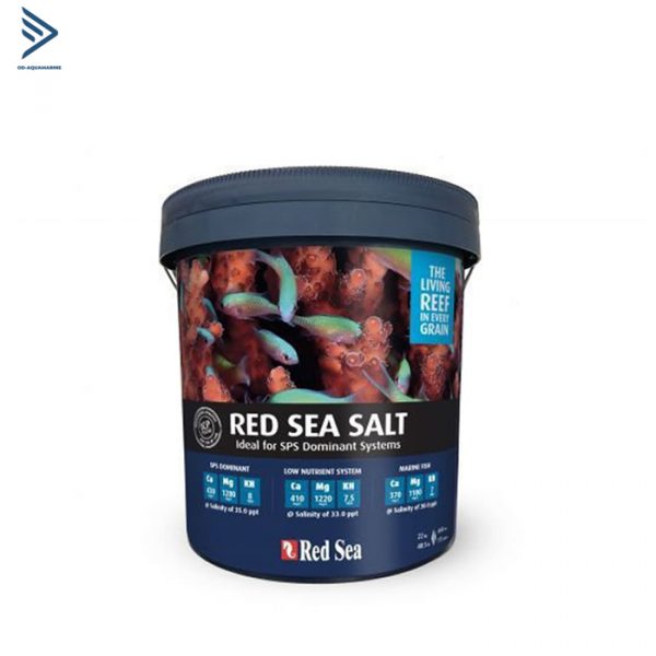 Muối RedSea Salt chứa độ cân bằng sinh học cao với các yếu tố nền tảng : Canxi, Magie, Cacbonat cần thiết cho sự tăng trưởng của san hô. Là sản phẩm lý tưởng cho các bể san hô LPS , SPS