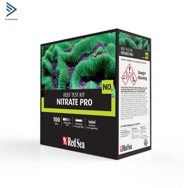 Nitrate pro test kit mang đến nhanh chóng và chính xác kết quả nồng độ NO3 trong hồ cá độ chính xác lên tới 0,125ppm.