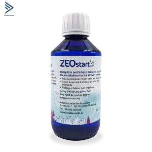 ZEOStart 3 đã được phát triển cho những người chơi cá cảnh biển muốn có thông số sinh học tối ưu cho bể cá của họ trong hệ thống Zeovit System của Kz. Nó thúc đẩy sự sinh sản của tất cả các vi khuẩn nitrat hóa trong bể. Liều dùng: Sử dụng 2ml ZEOStart 3 cho mỗi 1000 L nước hàng ngày.
