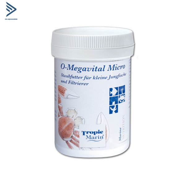 Tropic Marin O-Megavital Micro 60G - Thức ăn dạng bột siêu nhỏ cho cá cảnh biển và san hô