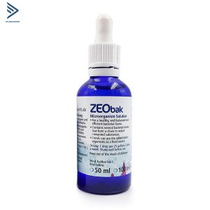 ZEObak chứa một số chủng vi khuẩn, dùng kết hợp với ZEO Food và ZEOStart để xây dựng vi khuẩn sinh vật phù du - được hấp thụ bởi nhiều san hô. Sản phẩm chứa một số chủng vi khuẩn hình thành một chuỗi để giảm các chất không mong muốn. Liều dùng: 1 giọt Zeobak 100ml cho mỗi 100 L nước (27 US Gal). Sử dụng 2-3 lần / tuần. Nếu có thể, khi sử dụng ZEObak nên tắt máy Skimmer trong thời gian ngắn