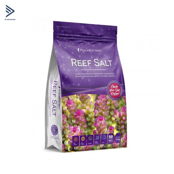 AF Reef Salt 7,5Kg là Muối biển tổng hợp hoàn toàn được tạo ra cho san hô nuôi cấy. Công thức được nghiên cứu để tạo điều kiện tốt nhất cho sinh vật biển.