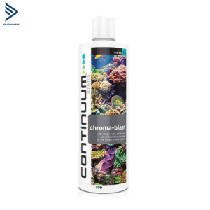Continuum Chroma Blast là một tổ hợp thực vật phù du tăng cường màu sắc đa dạng được thiết kế cho san hô sống và bể nuôi trong rạn san hô để tăng cường màu sắc của san hô.